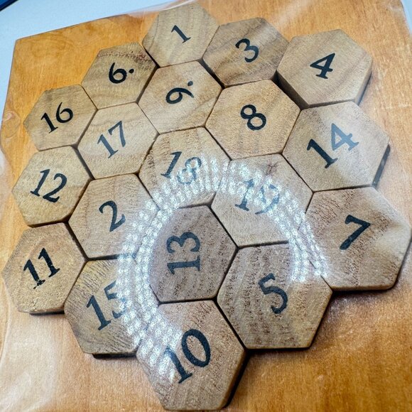 Great Minds Aristotles Number Puzzle Wooden Brain Teaser Box - Picture 8 of 8